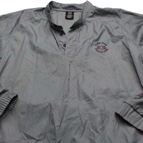 Little Turtle Country Club Vintage Nike Golf Jacket 1/4 Snap MED Pullover - Picture 3 of 8
